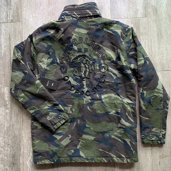 🔥🔥RVCA - EMBROIDERED FIELD CANVAS COAT🔥🔥 - Picture 10 of 10